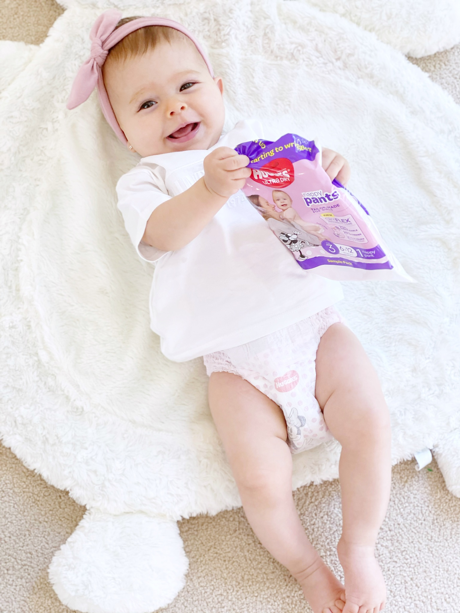 Huggies Ultra Dry Nappy Pants for Girls Home Tester Club - Main Image