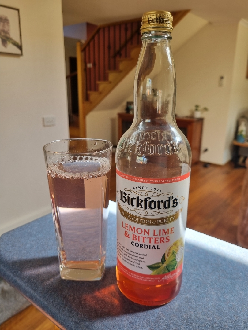 Bickford's Lemon Lime Bitters Cordial Home Tester Club