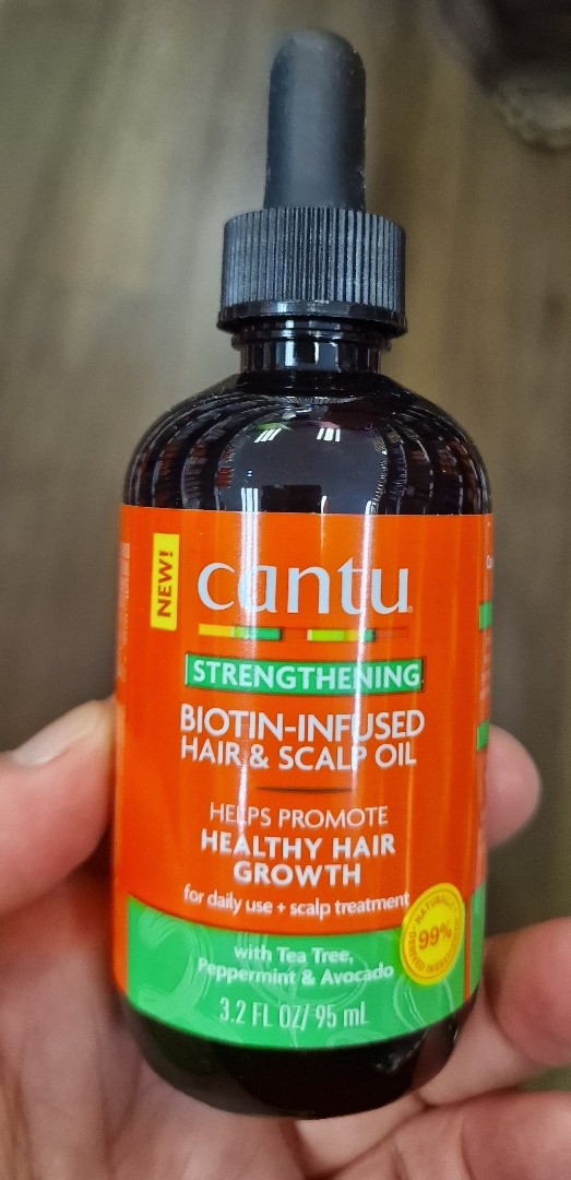 Huile Capillaire Cantu à La Biotine – Soin Cheveux Et Cuir Chevelu 95 Ml