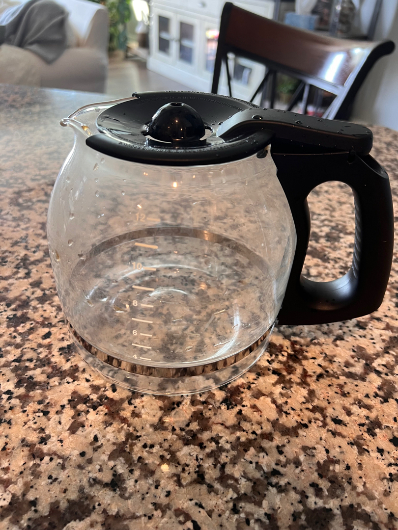 Krups Glass Carafe 5 Cup Glass Carafe Pot For BLACK DECKER 5-Cup Coffeemaker,  DCM600B Replacement Glass Carafe