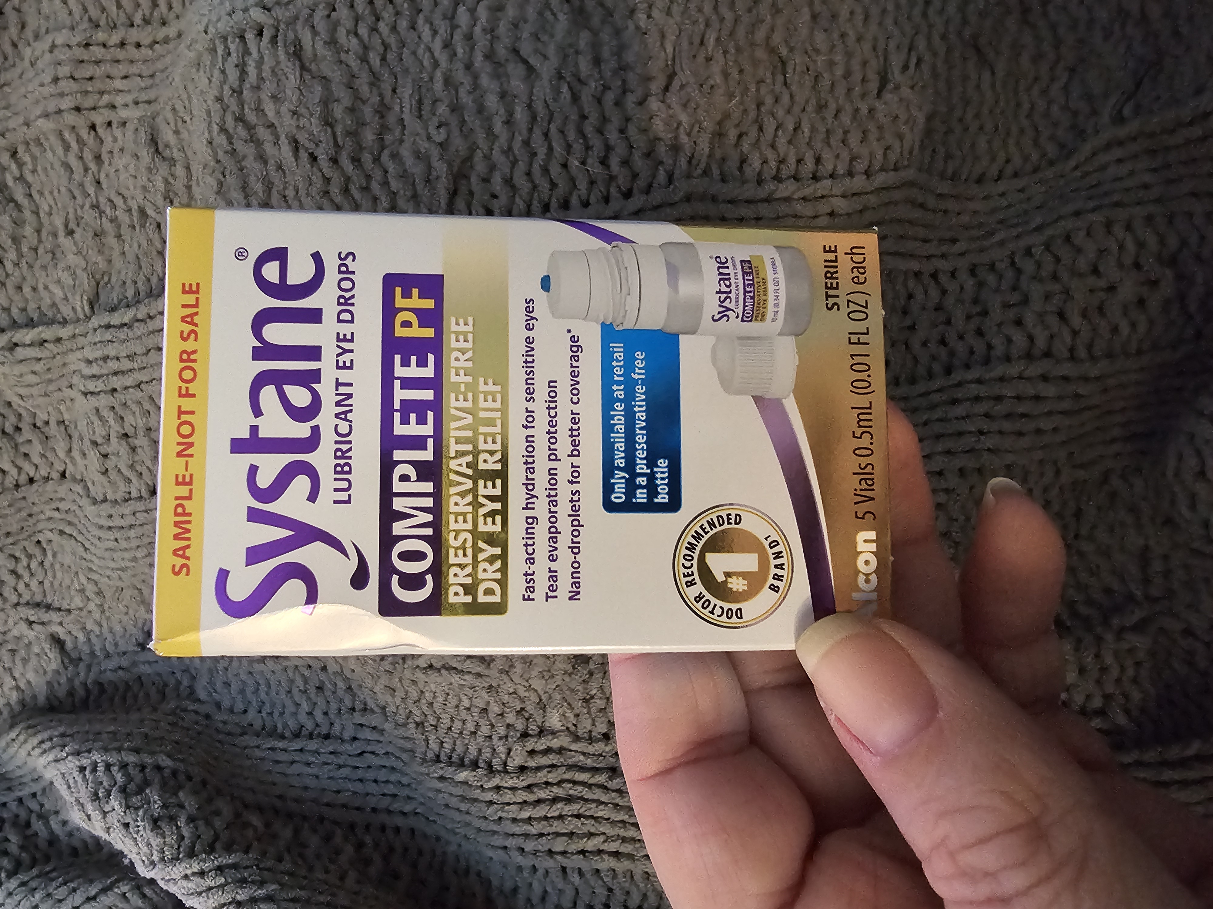 best preservative free lubricating eye drops SYSTANE® Complete Unit-Dose Preservative-Free Eye Drops