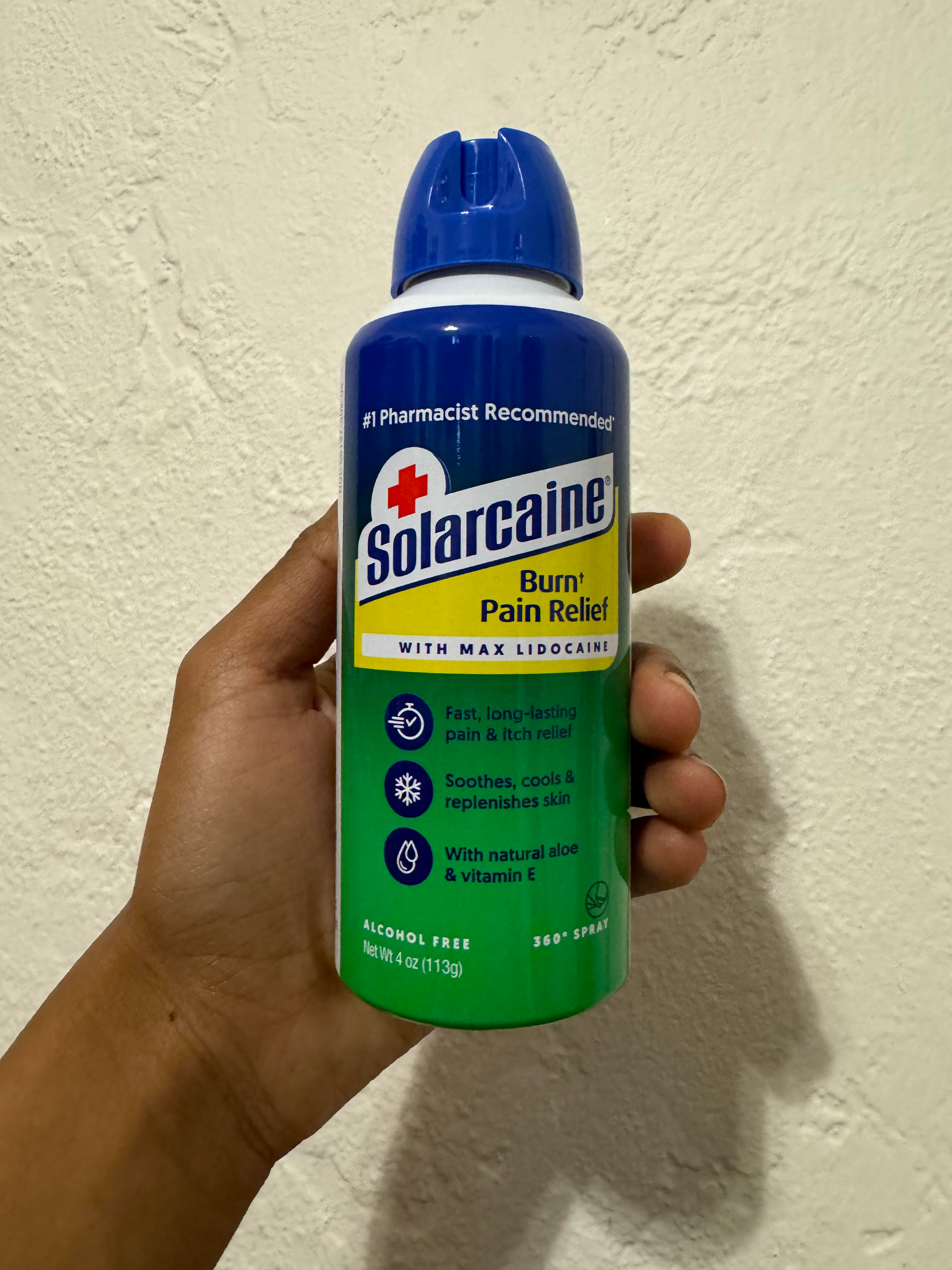 Solarcaine Medicated Sunburn Relief Spray 4 oz. | Home Tester Club