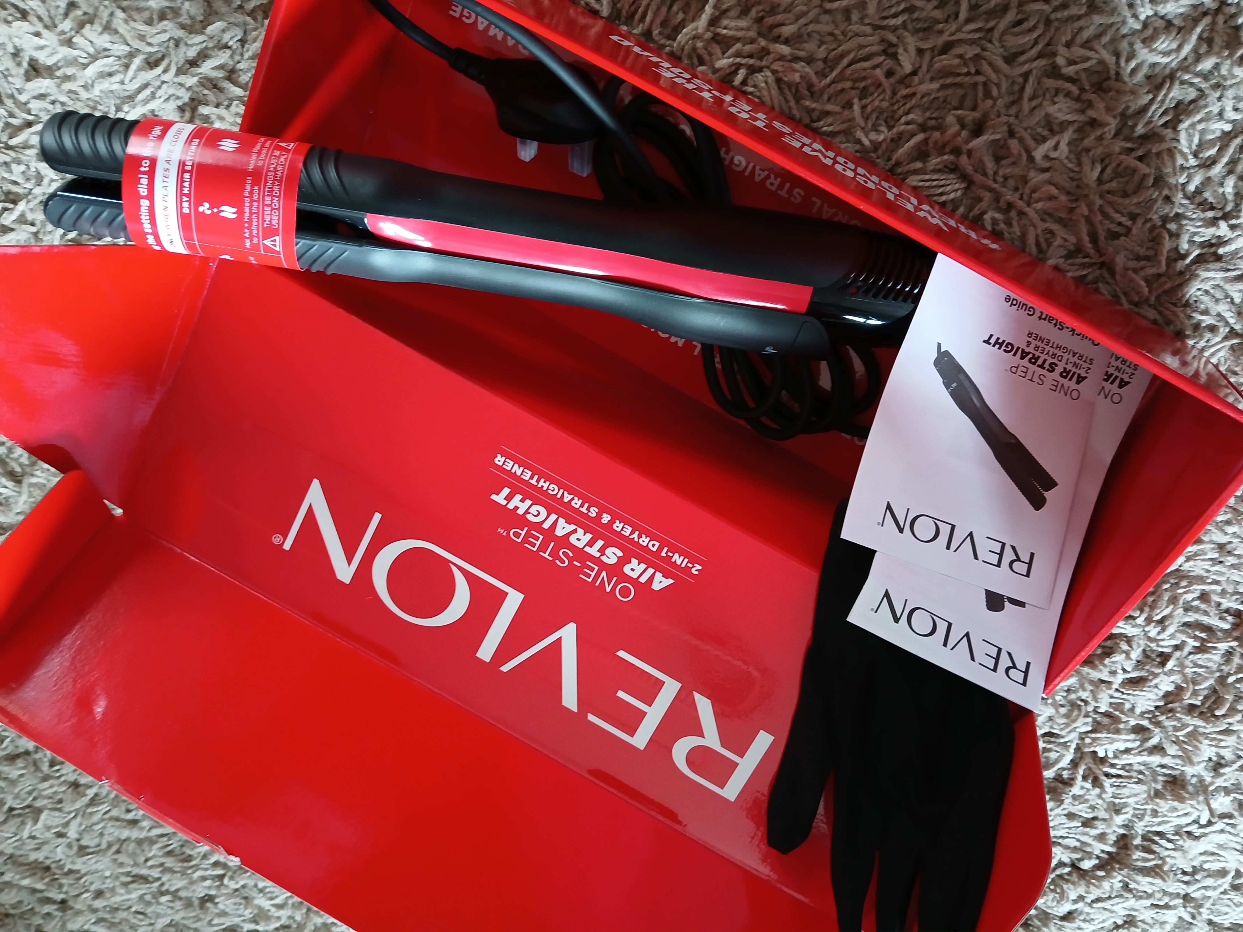 Air Straightener One Step Air One Step Revlon Straightener Red