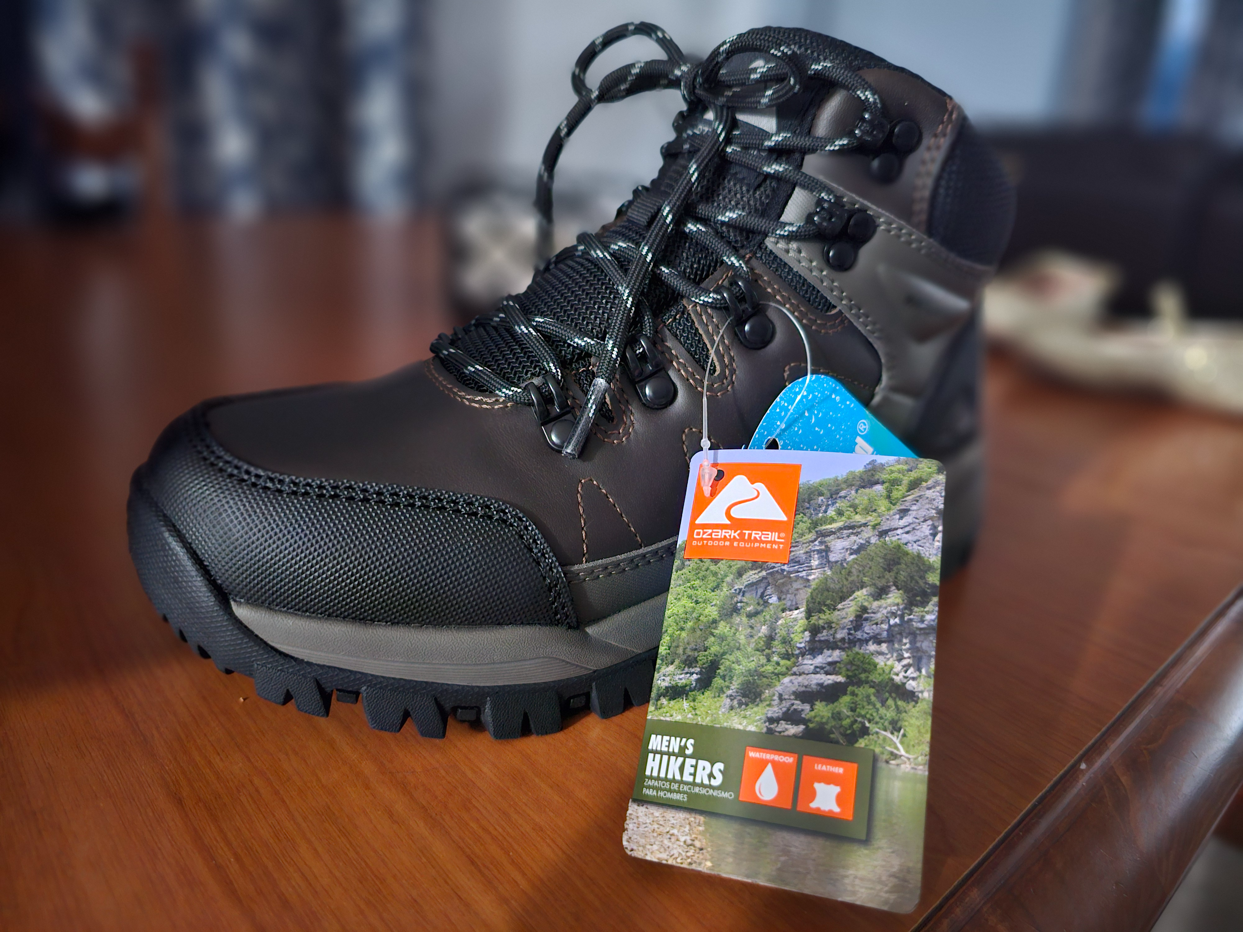 Ozark Trail Meadows Mid Hiking Boots Leather & Mesh Upper Mens Size 7 Waterproof Ozark Trail - Brandclub - Men main image 2
