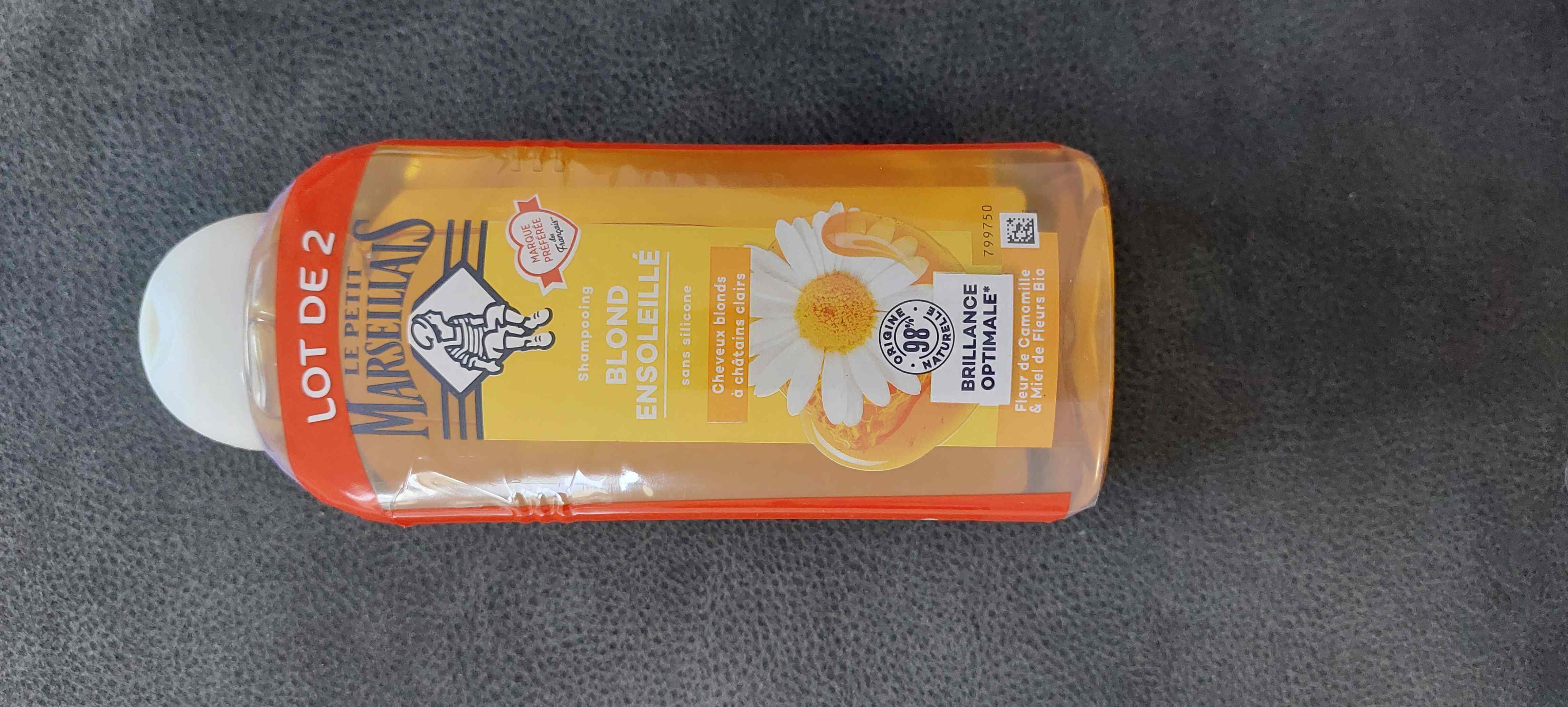 Lot De 4 Shampooings Le Petit Marseillais Blond Ensoleillé, 4 X 300 Ml - Neuf