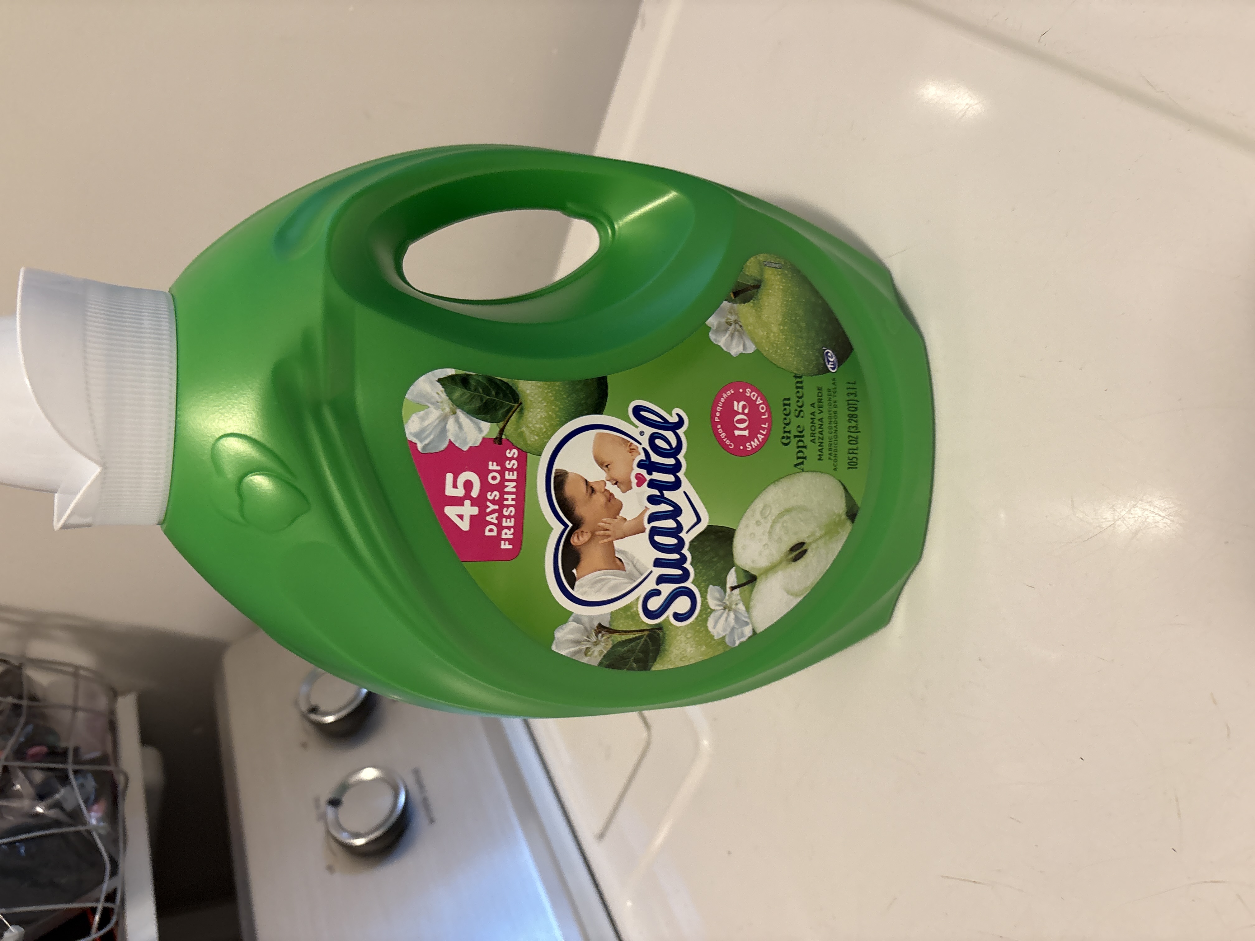 Suavitel Liquid Fabric Softener Green Apple | Home Tester Club, image size:3024x4032
