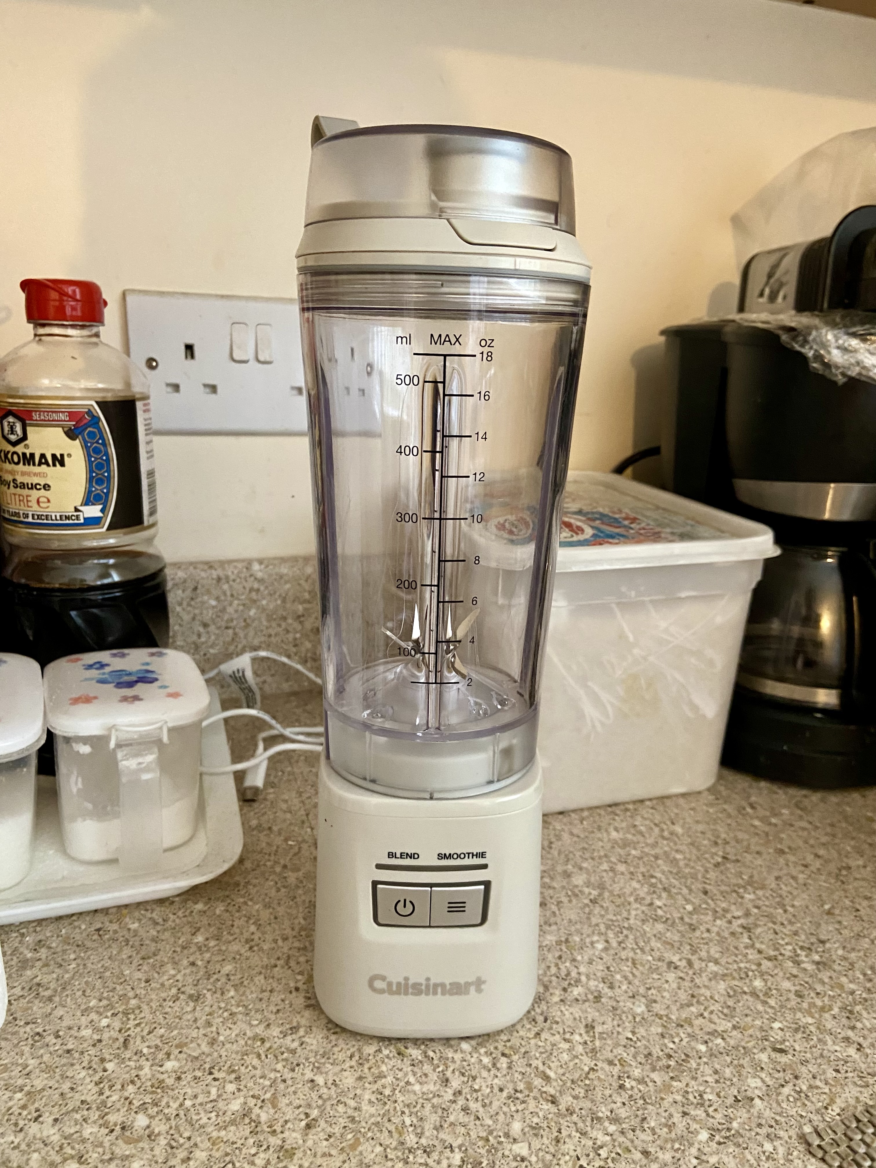Blender Smoothie Blender Portable USB-C Cuisinart Blast & Go - 500 Ml, 20 000 Tr/min, 20 Utilisations Par Charge Extracteur De Jus Portable